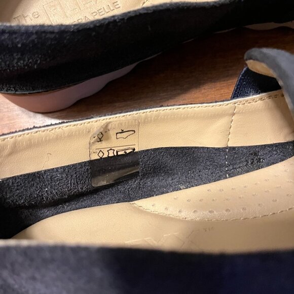 NEW The Flexx Jazz Tassel Loafer shoe navy suede 6.5 women - Picture 5 of 10